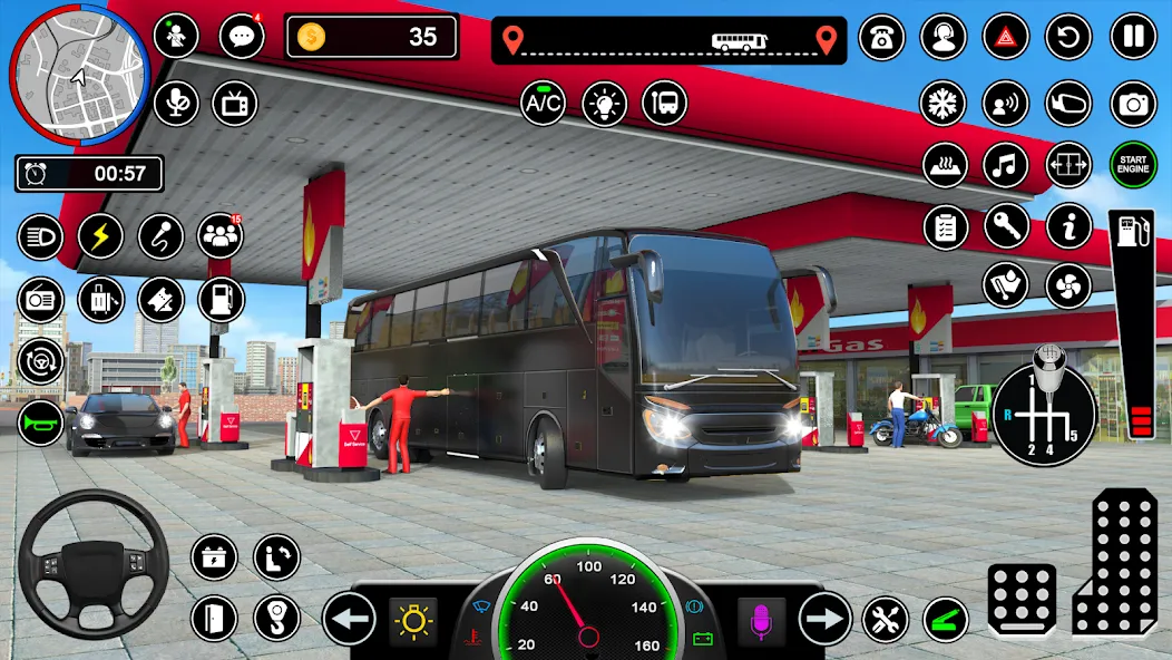 Bus Simulator - Driving Games  [МОД Бесконечные монеты] Screenshot 5