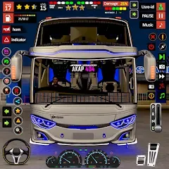 Взлом Public Coach Bus Driving Game (Паблик Коуч Бас Драйвинг Гейм)  [МОД Много денег] - полная версия apk на Андроид