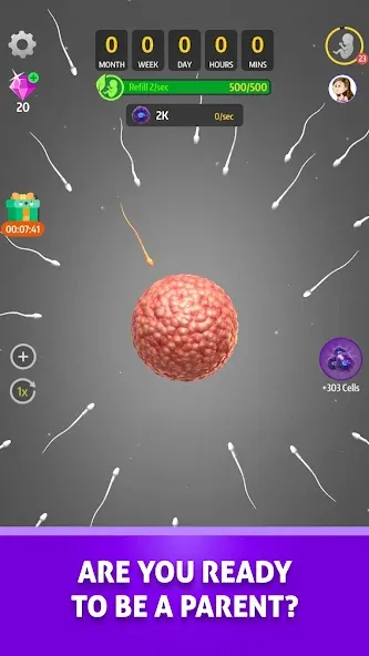 Idle 9 Months (Айдл 9 месяцев)  [МОД Меню] Screenshot 1