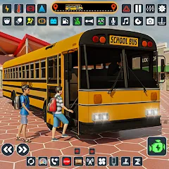 Взлом School Bus 3d : City Bus Games (Школьный автобус симулятор игры на автобусе)  [МОД Все открыто] - полная версия apk на Андроид
