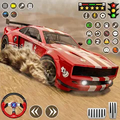 Скачать взлом Real Rally Drift & Rally Race (Риал Ралли)  [МОД Все открыто] - полная версия apk на Андроид