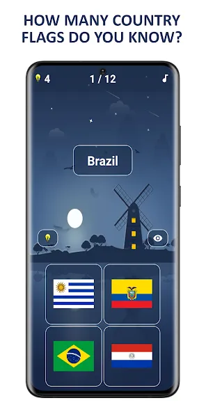 Flags of World Countries Quiz  [МОД Unlocked] Screenshot 1