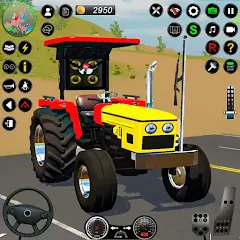 Скачать взломанную Real Farmer Tractor Drive Game (Фармер Трактор 3Д Фермерские Игры)  [МОД Unlimited Money] - стабильная версия apk на Андроид