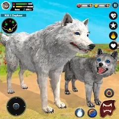 Взломанная Wild Wolf Simulator Games  [МОД Бесконечные деньги] - последняя версия apk на Андроид
