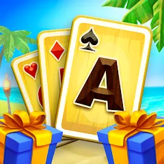 Взломанная Tiki Solitaire TriPeaks (Тики Солитер ТриПикс)  [МОД Unlocked] - последняя версия apk на Андроид