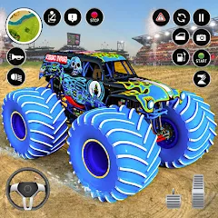Скачать взлом Extreme Monster Truck Game 3D (Монстр Трак Экстремальные Игры)  [МОД Бесконечные монеты] - последняя версия apk на Андроид