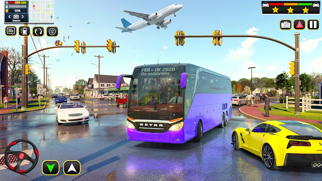 City Bus Simulator Bus Games (Сити Бас Симулятор Бас Игры)  [МОД Много денег] Screenshot 2