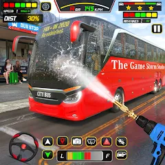 Взлом City Bus Simulator Bus Games (Сити Бас Симулятор Бас Игры)  [МОД Много денег] - полная версия apk на Андроид