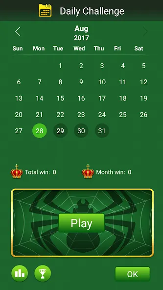 Spider Solitaire  [МОД Unlocked] Screenshot 2