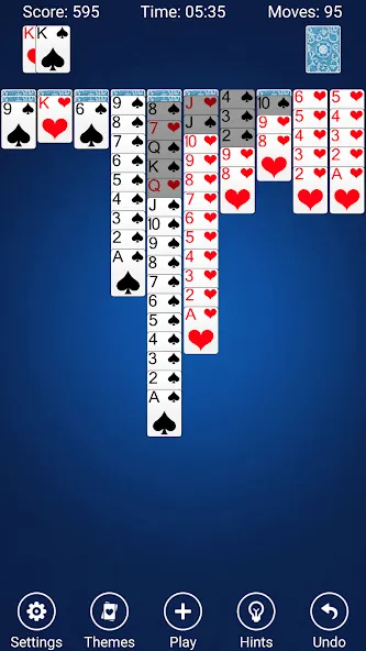 Spider Solitaire  [МОД Unlocked] Screenshot 4