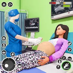 Взломанная Pregnant Mom Simulator Games  [МОД Unlimited Money] - последняя версия apk на Андроид