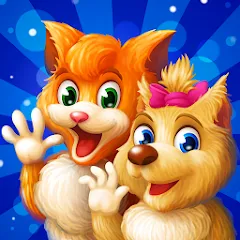Взлом Cat & Dog Story Adventure Game  [МОД Бесконечные деньги] - стабильная версия apk на Андроид