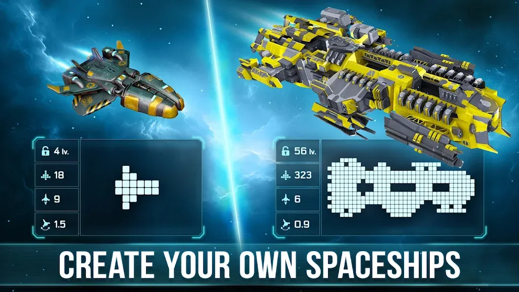 Space Arena: Construct & Fight (Спейс Арена)  [МОД Меню] Screenshot 1