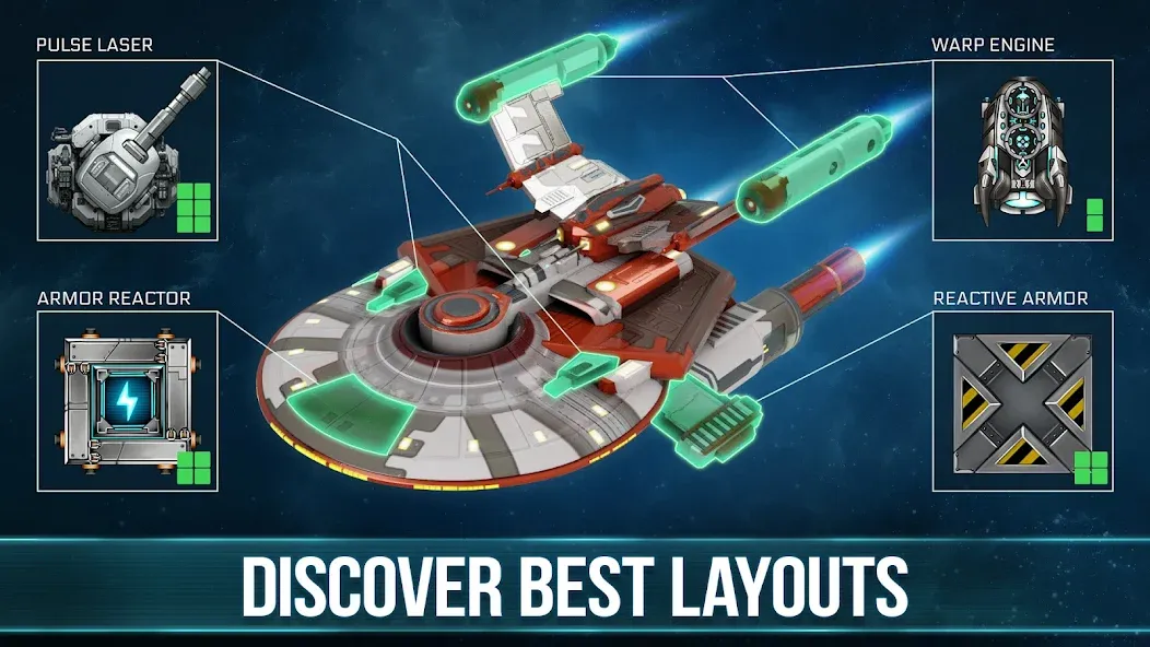 Space Arena: Construct & Fight (Спейс Арена)  [МОД Меню] Screenshot 4