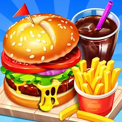 Скачать взломанную Cooking Restaurant Food Games  [МОД Menu] - стабильная версия apk на Андроид