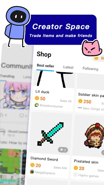 Julian's Editor: Create & Play  [МОД Mega Pack] Screenshot 4