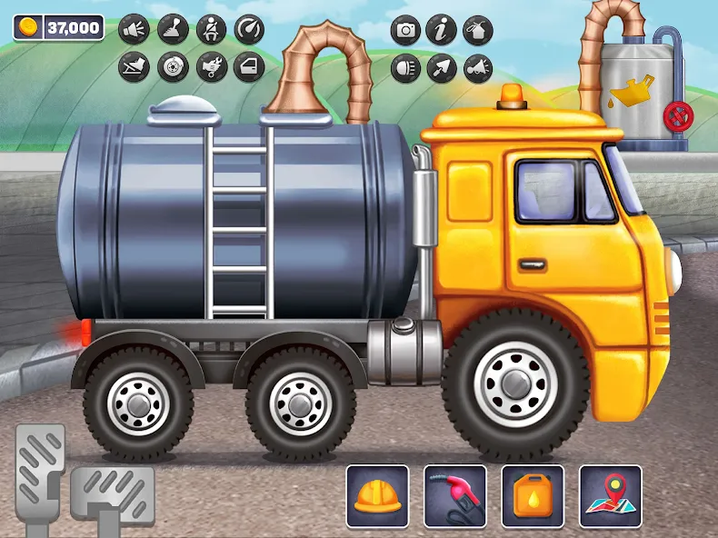 Oil Tanker Truck Games  [МОД Много денег] Screenshot 5