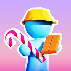 Скачать взломанную Candy Factory (Кэнди Фактори)  [МОД Mega Pack] - последняя версия apk на Андроид
