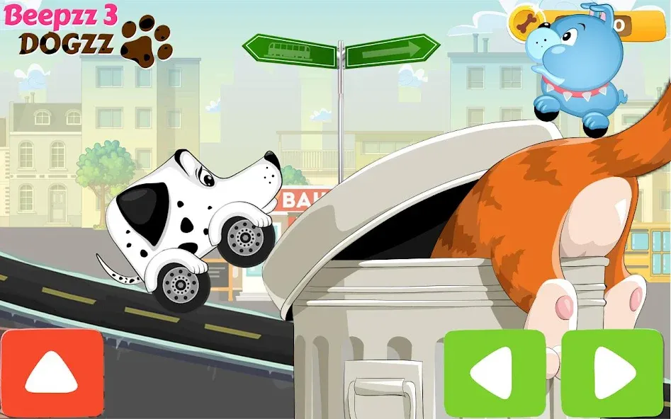 Racing games for kids - Dogs  [МОД Unlocked] Screenshot 3