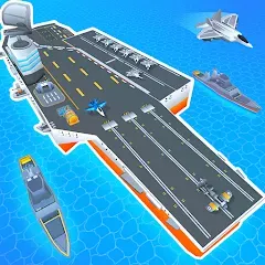 Взлом Idle Aircraft Carrier (Айдл Эйркрафт Кэрриер)  [МОД Unlocked] - стабильная версия apk на Андроид