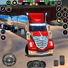 Взлом US Truck Driving Cargo Game 3D (Американский грузовик водителя)  [МОД Все открыто] - стабильная версия apk на Андроид