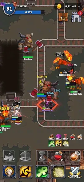 The Walking Hero - Idle RPG (Зе Волкинг Хиро)  [МОД Бесконечные монеты] Screenshot 1