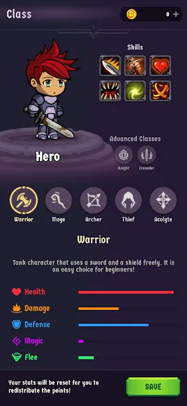 The Walking Hero - Idle RPG (Зе Волкинг Хиро)  [МОД Бесконечные монеты] Screenshot 2
