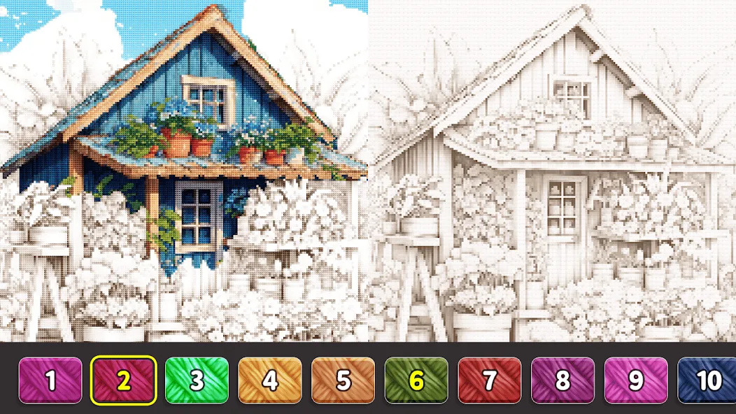 Cross Stitch: Color by Number  [МОД Mega Pack] Screenshot 3