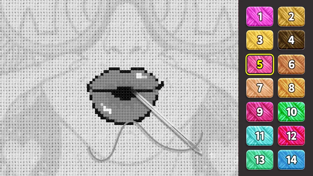 Cross Stitch: Color by Number  [МОД Mega Pack] Screenshot 5