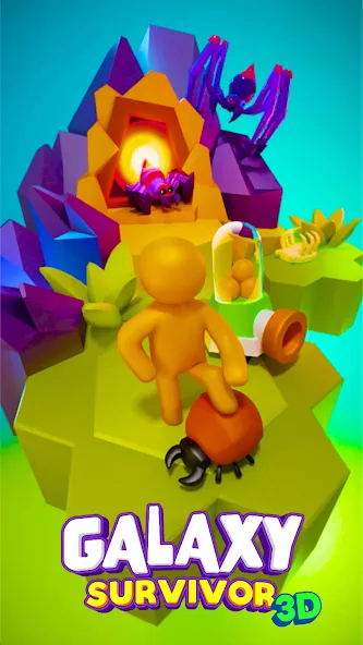 Galaxy Survivor 3D: Back Home (Гэлэкси Сурвайвер 3D)  [МОД Unlimited Money] Screenshot 1