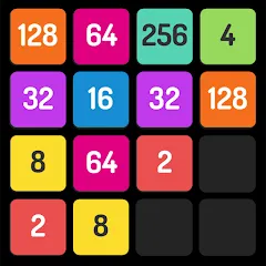 Взломанная X2 Blocks - 2048 Number Game (Блоки)  [МОД Меню] - полная версия apk на Андроид