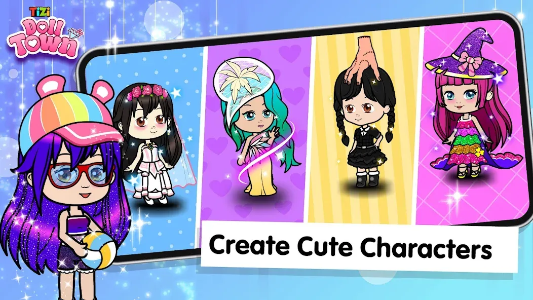 Tizi Town: Doll Dress Up Games  [МОД Unlimited Money] Screenshot 2