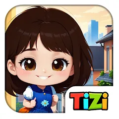 Взломанная My Tizi City - Town Life Games  [МОД Unlocked] - стабильная версия apk на Андроид
