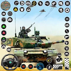 Скачать взломанную Tank Fury: Battle of Steels  [МОД Все открыто] - полная версия apk на Андроид