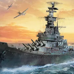 Взломанная WARSHIP BATTLE:3D World War II  [МОД Бесконечные деньги] - стабильная версия apk на Андроид