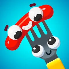 Взлом Fork N Sausage (Форк энд Сосидж)  [МОД Бесконечные монеты] - полная версия apk на Андроид