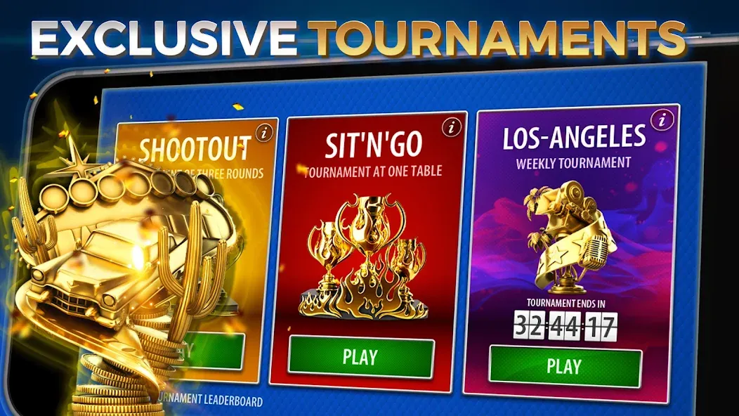 Texas Hold'em Poker: Pokerist  [МОД Menu] Screenshot 2