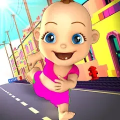 Взломанная Baby Run The Babysitter Escape  [МОД Все открыто] - полная версия apk на Андроид