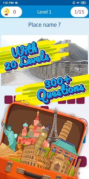 Guess the famous place  [МОД Unlimited Money] Screenshot 3