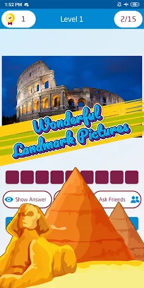 Guess the famous place  [МОД Unlimited Money] Screenshot 4