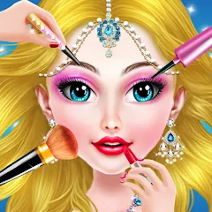 Взломанная Doll Makeover - Fashion Queen (Игры по макияжу для девочек)  [МОД Unlocked] - полная версия apk на Андроид