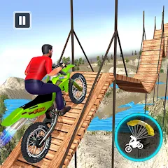 Скачать взлом Bike Stunt Game: Tricks Master  [МОД Unlocked] - полная версия apk на Андроид