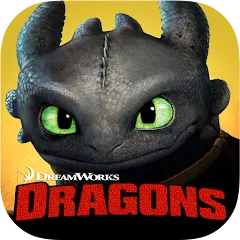 Скачать взломанную Dragons: Rise of Berk (Драгонс)  [МОД Бесконечные деньги] - последняя версия apk на Андроид