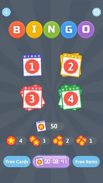 Bingo Mania - Light Bingo Game (Бинго Мания)  [МОД Много денег] Screenshot 2