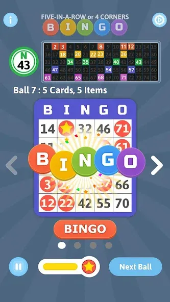 Bingo Mania - Light Bingo Game (Бинго Мания)  [МОД Много денег] Screenshot 3