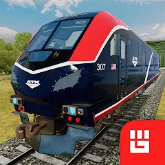 Скачать взлом Train Simulator PRO USA (Трейн Симулятор ПРО США)  [МОД Mega Pack] - полная версия apk на Андроид