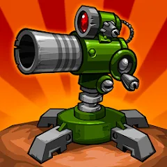 Взломанная Tactical War: Tower Defense  [МОД Menu] - полная версия apk на Андроид