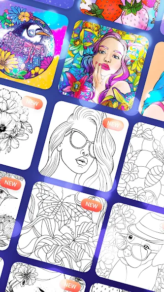 Magic Paint: Color by number (Магик Пейнт)  [МОД Unlocked] Screenshot 3