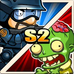 Скачать взломанную SWAT and Zombies Season 2 (СВАТ)  [МОД Бесконечные монеты] - полная версия apk на Андроид
