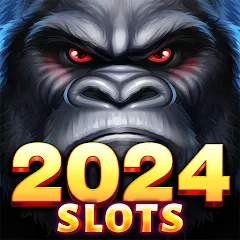 Взлом Ape Slots: Vegas Casino Deluxe  [МОД Бесконечные деньги] - полная версия apk на Андроид